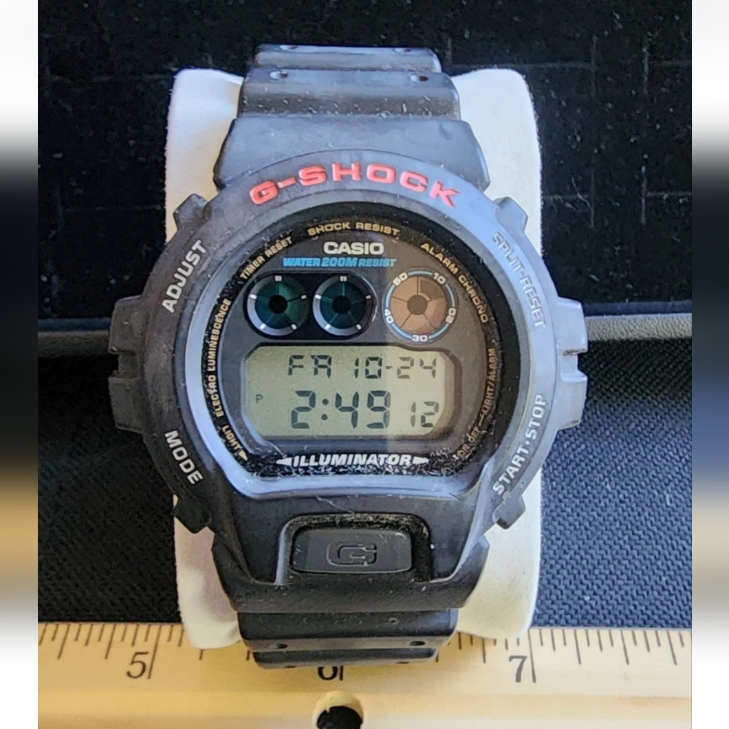 Casio G Shock Watch Dw6900 Works Keeps Time Og Band
